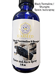 Black Tourmaline & Shungite Mist EMF Protection Spray | Starseed Essences LLC