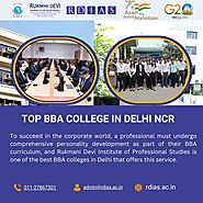 Get Overall Growth with the Best BBA Colleges in Delhi