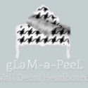 gLaM-a-peeL Wall Decal Headboard Collection