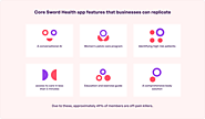 What are the must-have features to develop a mobile app like Sword Health?