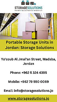 Portable Storage Containers for Rent in Madaba, Jordan: Storage Solutions