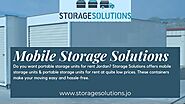 Mobile Storage Units in Jordan For Safe Moving – Storage Solutions in Jordan