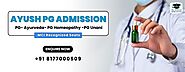 PG Ayurveda Admission Process