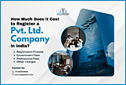 How Much Does It Cost For Pvt Ltd Company Registration Online in India?