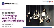 Importance Of Arranging Your Ceiling Lights Strategically