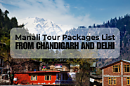 Manali Tour Packages List From Chandigarh And Delhi