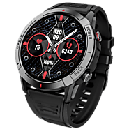 boAt Lunar Fit Smartwatch with Bluetooth Calling (36.9mm AMOLED Display, IP67 Water Resistant, Active Black Strap)