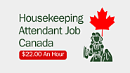 100Housekeeping Attendant Job in Canada