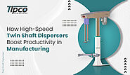 How High-Speed Twin Shaft Dispersers Boost Productivity in Manufacturing