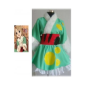 High Quality K-ON! Kotobuki Tsumugi Mint Green Kimono Cosplay Costume -- CosplayDeal.com