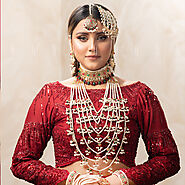 Buy Bridal Jewellery Set Online in Pakistan | Jadeno.pk