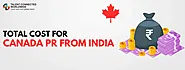 Total Cost for Canada PR from India 2024