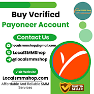 Buy Verified Payoneer account - 100% Reliable Verified Account