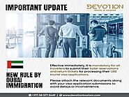 NEW RULE BY DUBAI IMMIGRATION for Visa Requirements