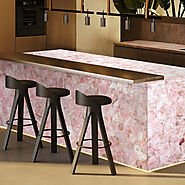 Rose Quartz Kitchen Counter