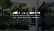 Book a Villa on Rent in Lonavala, Malavali & Khopoli