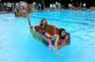 There is Annual cardboard boat races