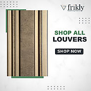 Get Branded Interior Decorative Louver Panels at the Best Prices in India | Frikly