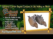 Buy Happy Feet - Triceratops - Animal Slippers