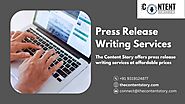 The Content Story offers press release writing services at affordable prices