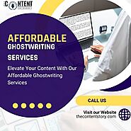 Elevate Your Content With Our Affordable Ghostwriting Services
