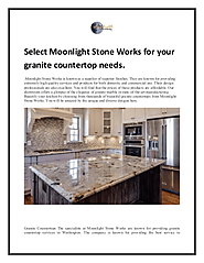 Select Moonlight Stone Works for your granite countertop needs
