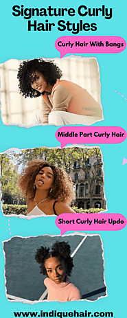 Classic Elegance: Middle Part Curly Hair Trends