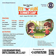 Beat the Heat with Fit 'N' Fun Summer Camp by Rally Sports Club