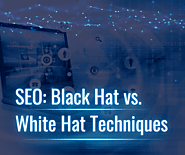 SEO Black Hat vs. White Hat Techniques - Visual Marketing - Digital Marketing Agency