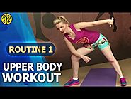 Gold's Gym At Home Workouts - Routine 1 : Upper Body Strengthening - Chest Shoulder Triceps