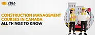 Construction Management Courses in Canada