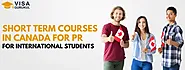 Short Term Courses in Canada for PR