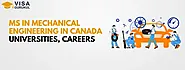 MS in Mechanical Engineering in Canada: Universities, Careers  