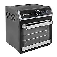 West Bend Air Fryer Oven 15-Quart with Digital Controls Easy-View Door and 16 Cooking Presets, Includes Eight Accesso...
