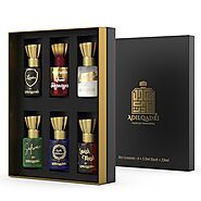 Adilqadri Assorted Luxury Alcohol Free Long Lasting Roll-on Attar Perfume Gift Set for Unisex Alcohol-free for All Oc...