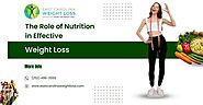 The Role of Nutrition in Effective Weight Loss