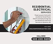 Residential Electrical Services Spokane WA