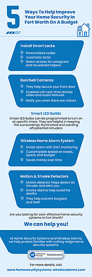 Best Ways To Help Improve Your Home Security In Fort Worth, TX, On A Budget