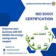 ISO 50001 Certification | Quality Control Certification