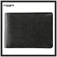 Stay stylish with Cudworth’s Black Leather Wallet!