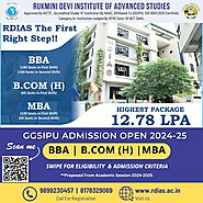 The Top MBA Colleges Affiliated with GGSIPU - RDIAS