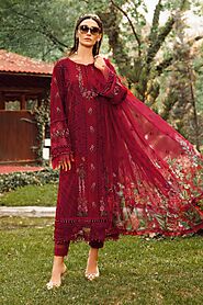 Shop Unstitched Chikankari Suits and Dresses Online in Pakistan | EmarladWear.com – Emarlad Wear