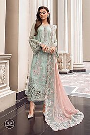 Shop Unstitched Chiffon Dresses Online in Pakistan | Emarladwear.com – Emarlad Wear