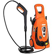 Ivation Electric Pressure Washer 2200 PSI 1.8 GPM with Power Hose Nozzle Gun and Turbo Wand, All Parts Included, W/ B...