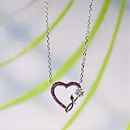 Buy Charming Heart & Rose Pendant Online - Now Up To 27% OFF!