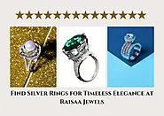 Find Silver Rings for Timeless Elegance at Raisaa Jewels