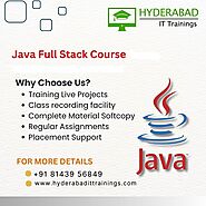 Java Full Stack Developer Course in Hyderabad