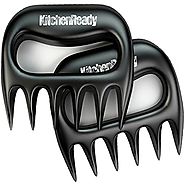 KitchenReady Pulled Pork Meat Shredder Claws; Grill Accessories for Smoker, Slow Cooker, Crock Pot