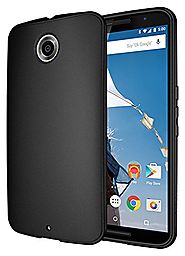 Nexus 6 Case, Diztronic Full Matte Flexible TPU Case for Motorola Nexus 6 - Black - (NX6-FM-BLK)
