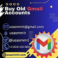 Buy Old Gmail Accounts - 100% Best PVA OLD and New Gmail